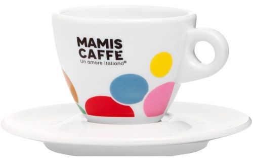Mamis Caffè Cappuccinotasse weiß