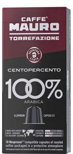 Mauro Centopercento – Nespresso®-compatible capsules
