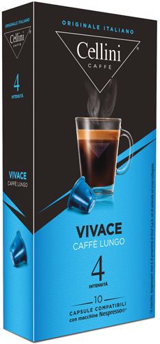 10 Cellini Vivace Nespresso®* compatible capsules