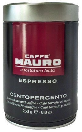 Mauro Caffe Espresso Centopercento 250g ground