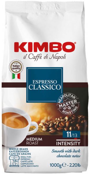 Kimbo Espresso Coffee Classico 1000g beans