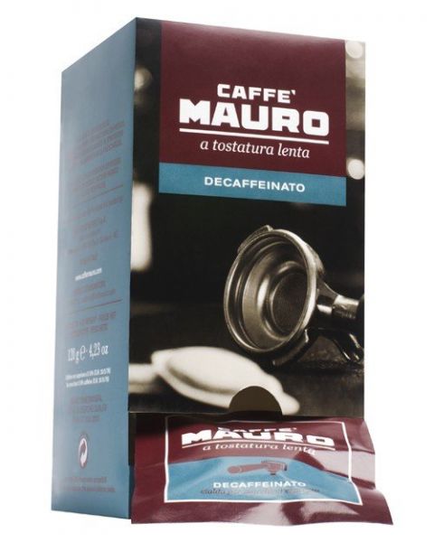 Mauro Coffee Espresso Pods decaffeinated