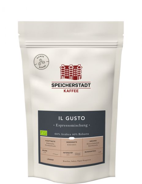 Speicherstadt Coffee Organic Espresso Il Gusto