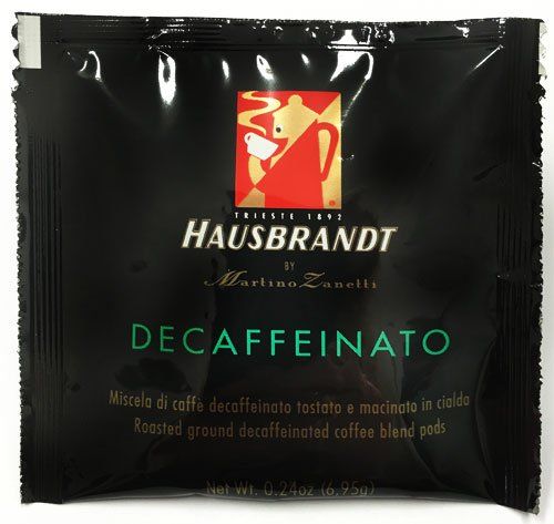 Hausbrandt coffee pods decaffeinated